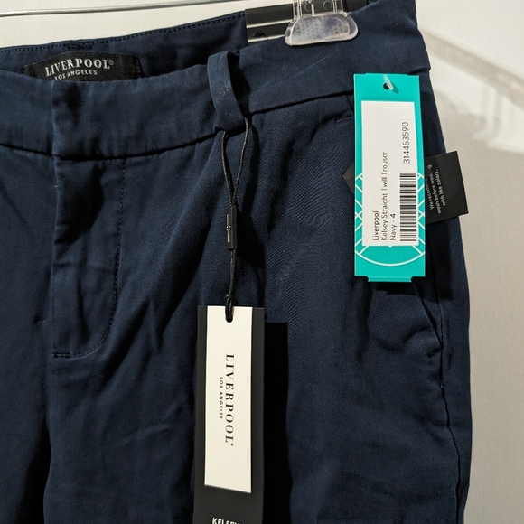 🌸 Liverpool Kelsey Twill Trouser Size 4 NWT STITCH FIX - Picture 5 of 10